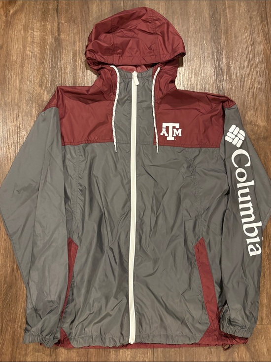 Columbia Other - Columbia Men's medium texas a&m Flash Challenger II Windbreaker